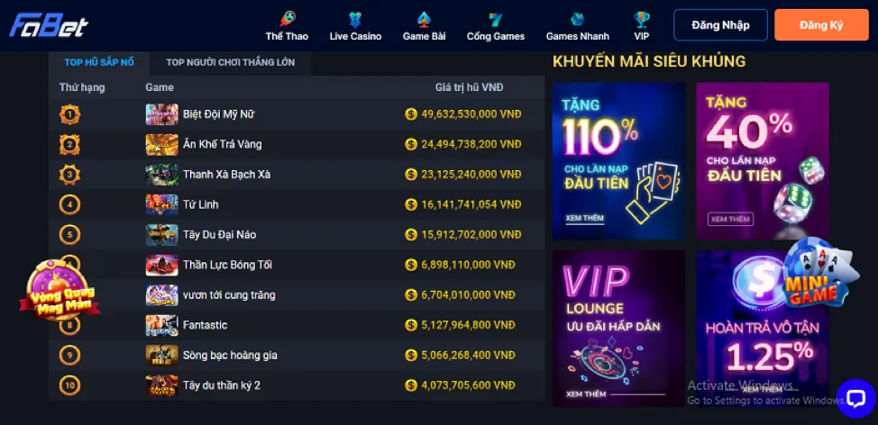 Chương trình VIP Win678 Link